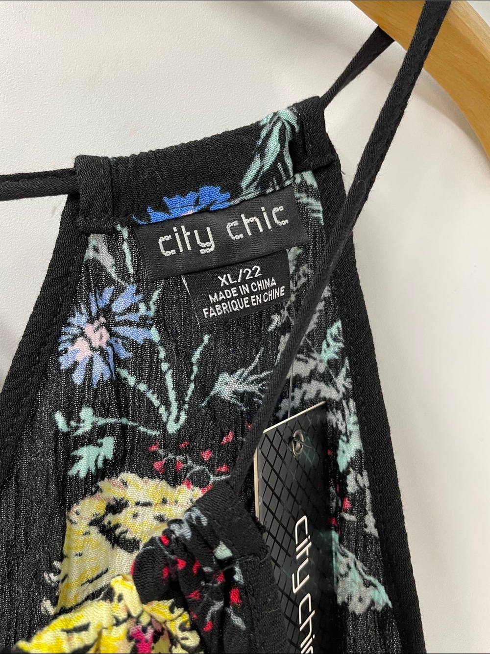 CITY CHIC FLORAL SLEEVELESS MAXI DRESS FTL-04-216 - Picture 5 of 7